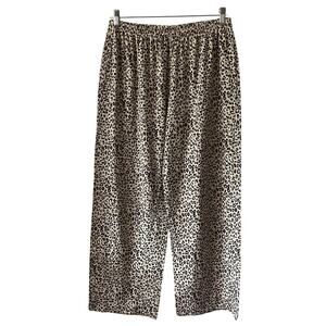 Kim Rogers Intimates Cheetah Print Knit Pajama Pants Woman Size Medium